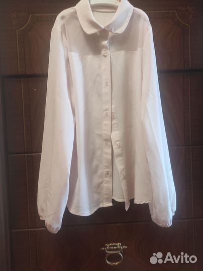Рубашка школьная для девочки 152 см