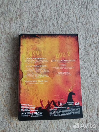 DVD диски IN flames (2 DVD), Dark Tranguillity