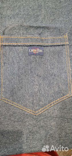 Кухонный фартук мужской джинсовый