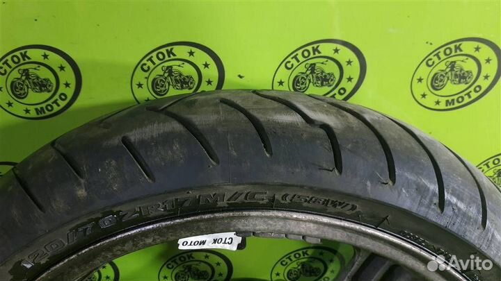 Шины к-кт Bridgestone battlax bt023 R17 120 70