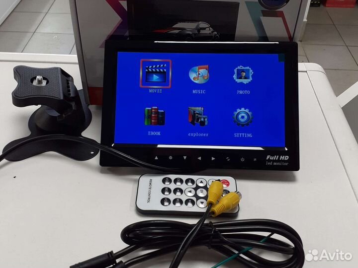Монитор 9 дюймов full нd 12-24V