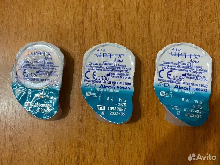 Линзы контактные месячные