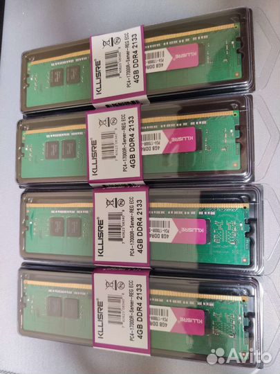 Оперативная память ddr4 4gb 2133 ECC 2011-3