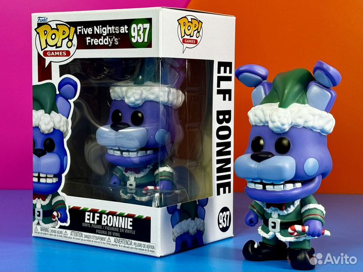 Funko Pop Games 937 Holiday Elf Bonnie (FNaF)