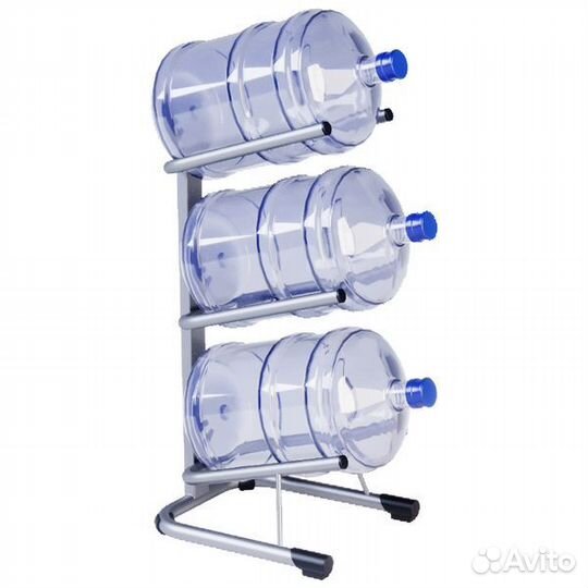 Стойка стеллаж для 3 бутылей 19 л «Аква-3»