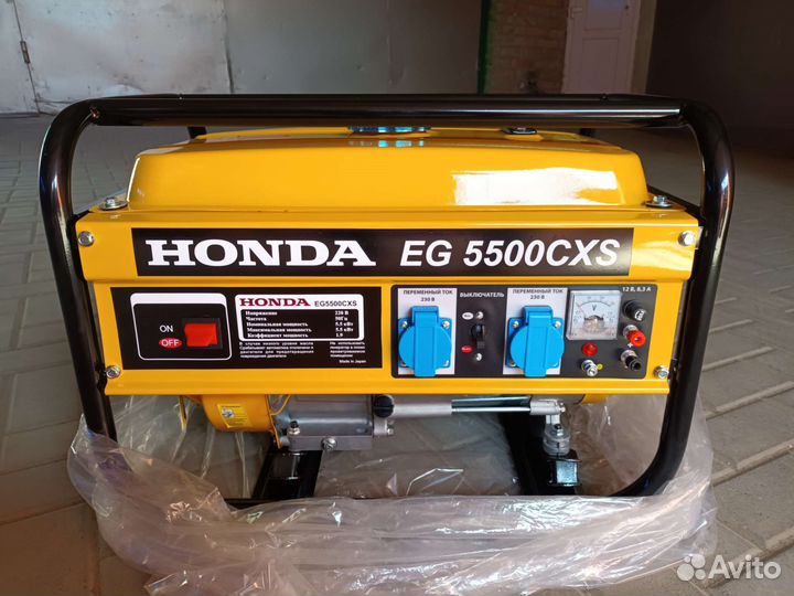 Генератор бензиновый honda eg 5500cxs