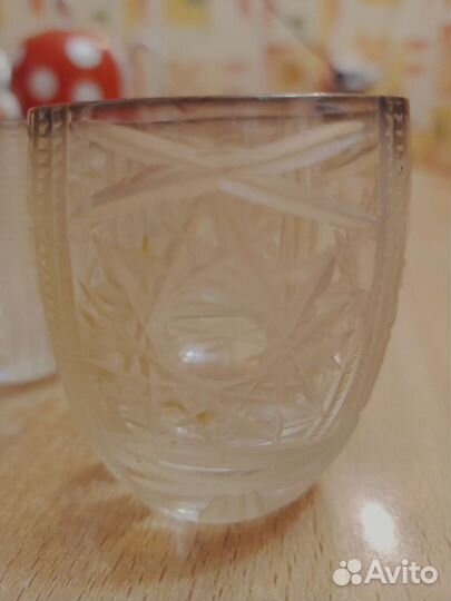 Стопки хрустальные СССР 5 шт