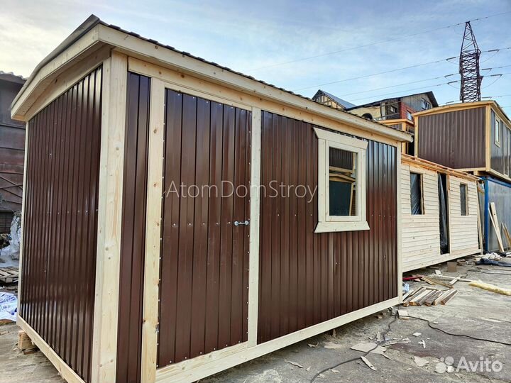 Вагончик с надежной крышей