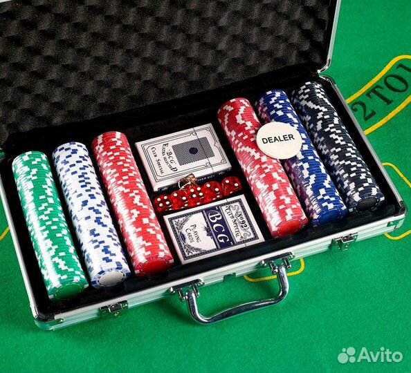 Покер разный, сукно, карты. Доставка