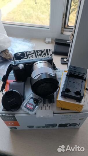 Sony NEX 5 полный комплект с коробкой