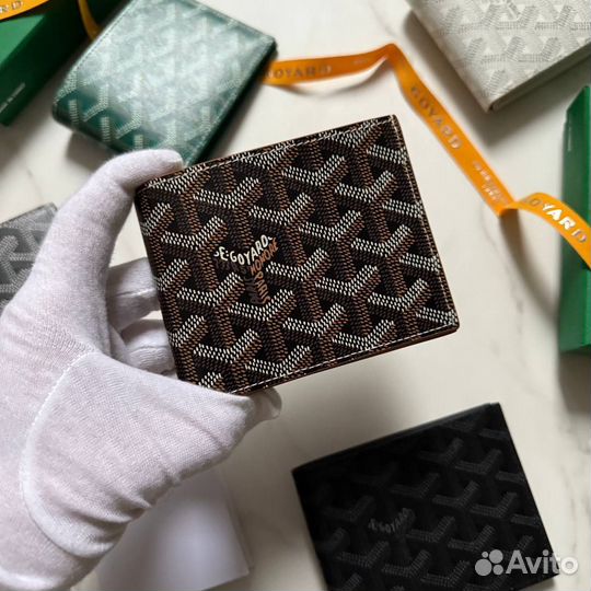 Кошелек мужской Goyard кожаный