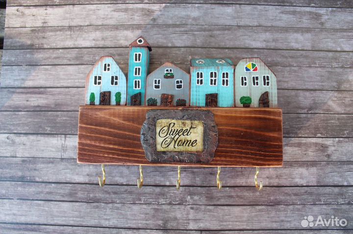 Ключница Домики