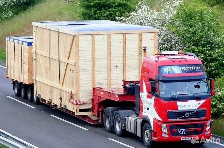 Негабаритные перевозки груза тралом по России