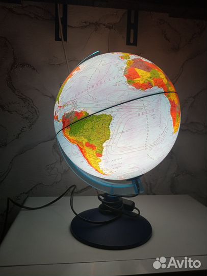 Глобус с подсветкой (ночник)