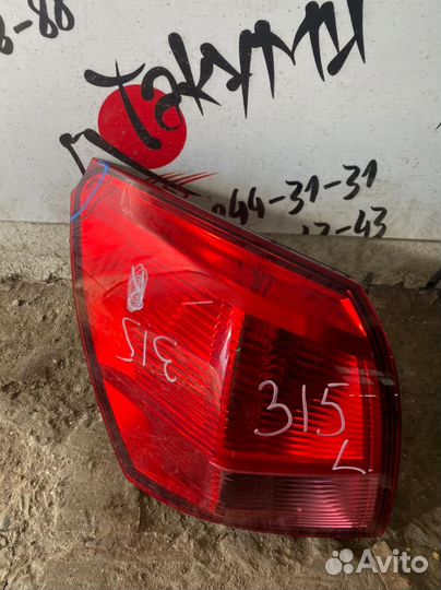 Фонарь задний Nissan Qashqai 06-13