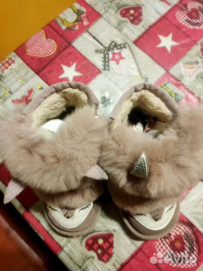 Зимние угги для девочки 28 размер