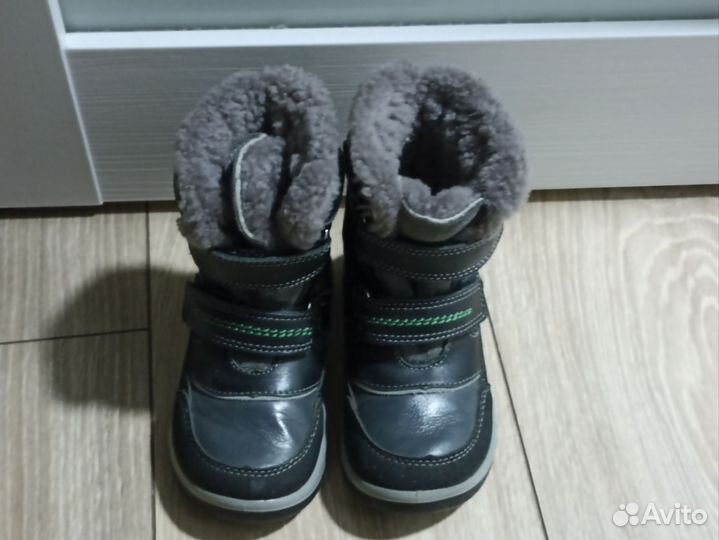 Зимние сапожки Котофейки,нат.кожа, нат. мех