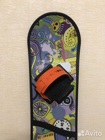 Новый детский сноуборд с облегченными креплениями