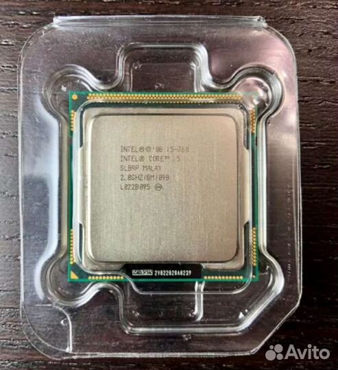 Новый процессор Intel Core i5-760 Х4, LGA 1156