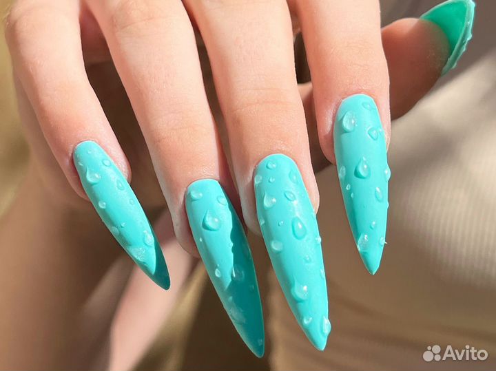 Наращивание ногтей и покрытие, педикюр