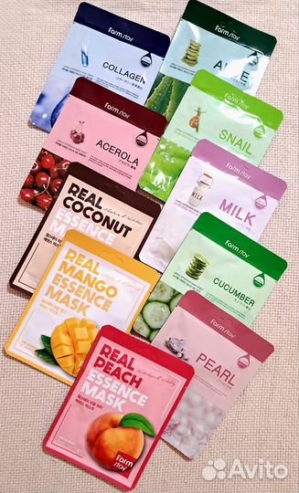 Корейские тканевые маски для лица