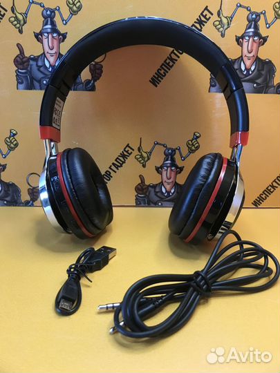 Беспроводные, полноразмерные наушники с микрофоном