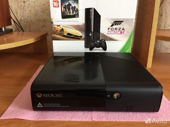 Xbox 360 slim E/500GB/В хорошем состоянии/38 Игр