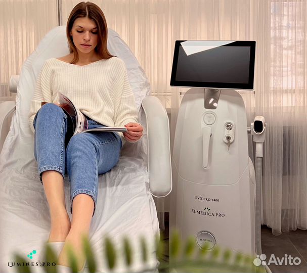 Диодный лазер для эпиляции Lumines’ Макс Про 2000 Вт