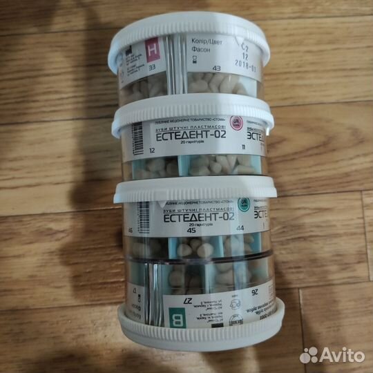 Гарнитура пластмассовых зубов Эстедент