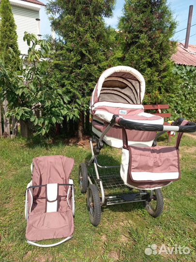 Коляска детская 2 в 1 lisa PC люлька и прогулочная