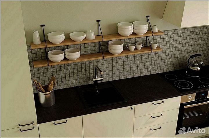 Кухня под потолок