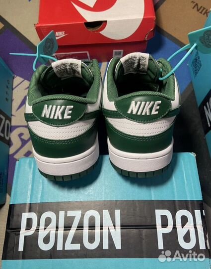 Nike dunk low green оригинал на руках