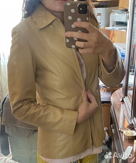 Куртка кожаная женская 44-46 натуральная
