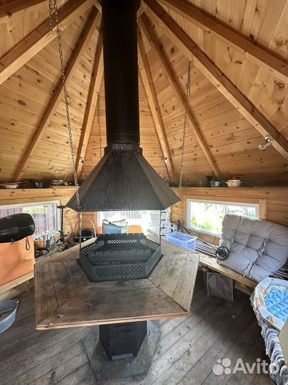 Беседка гриль домик