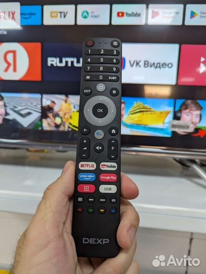 Телевизор dexp 32 дюйма смарт тв, голос