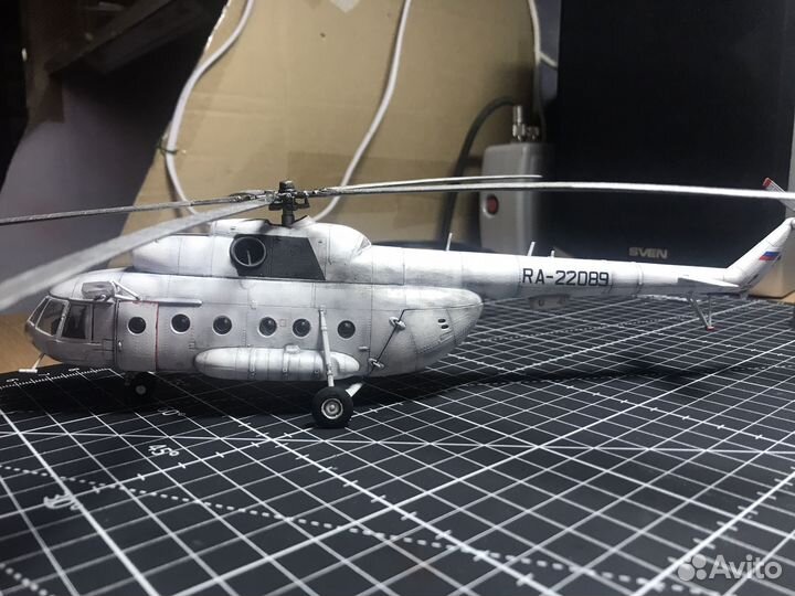 Модель вертолета ми 8
