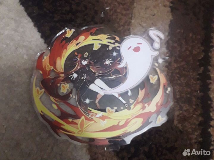 Акриловая фигурка ху тао геншин инпакт