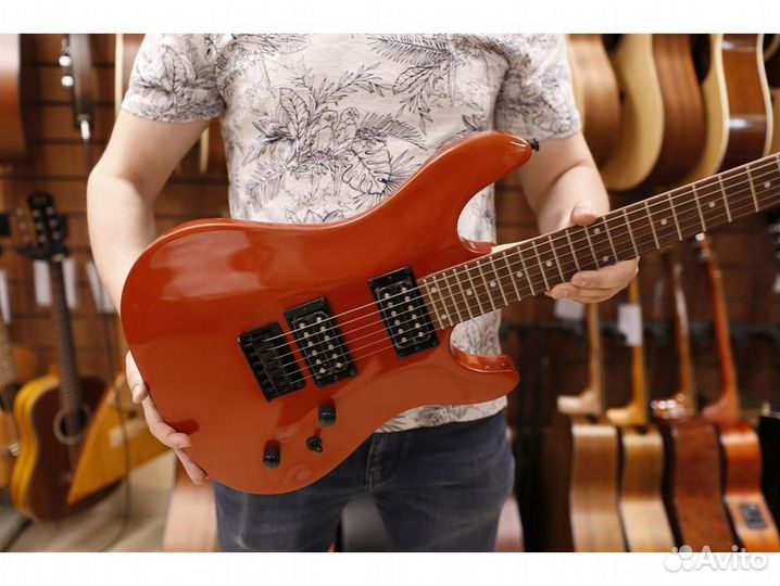 Cort KX100-IO красная электрогитара