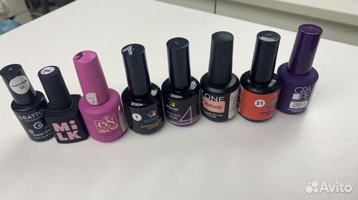 Цветная база для ногтей