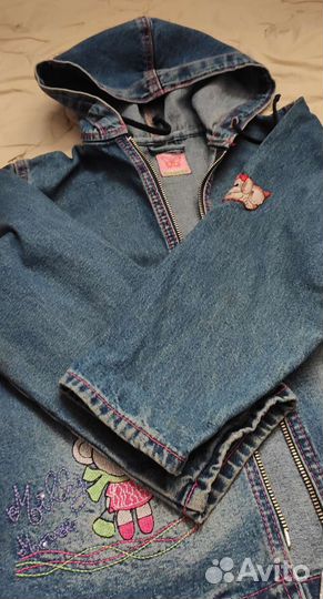 Джинсовая куртка для девочки 110