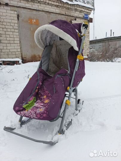 Коляска санки