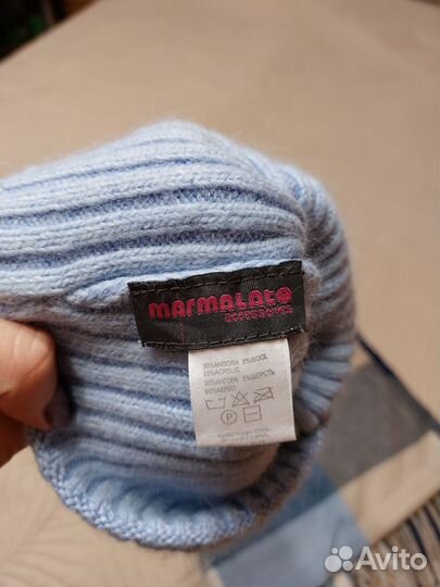 Комплект шапка и шарф женские