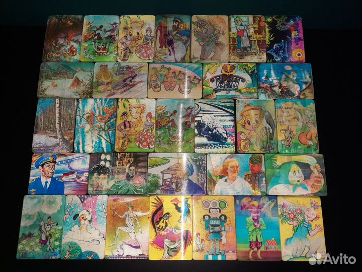 Стерео календарики СССР