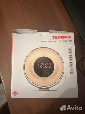 Радиоприменик с будильником telefunken объявление продам