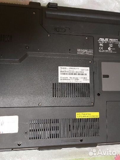 Не рабочий Asus pro57t