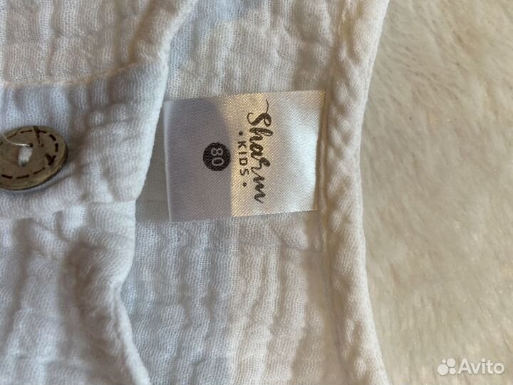 Муслиновый боди 80