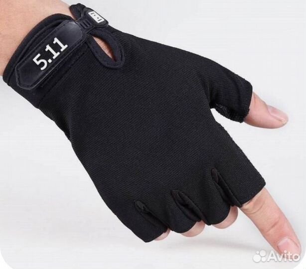 Полуперчатки тактические 5:11 велкро новые