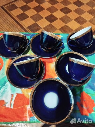 Чашка с блюдцем лфз СССР