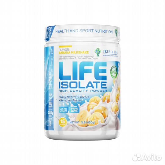 Изолят сывороточного протеина Life Isolate (450 г)