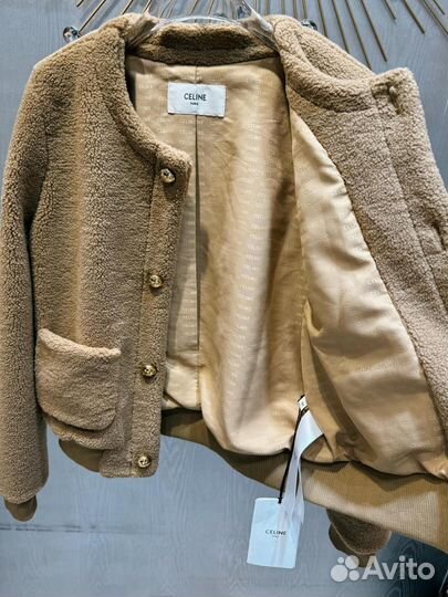 Коричневый женский жакет Celine